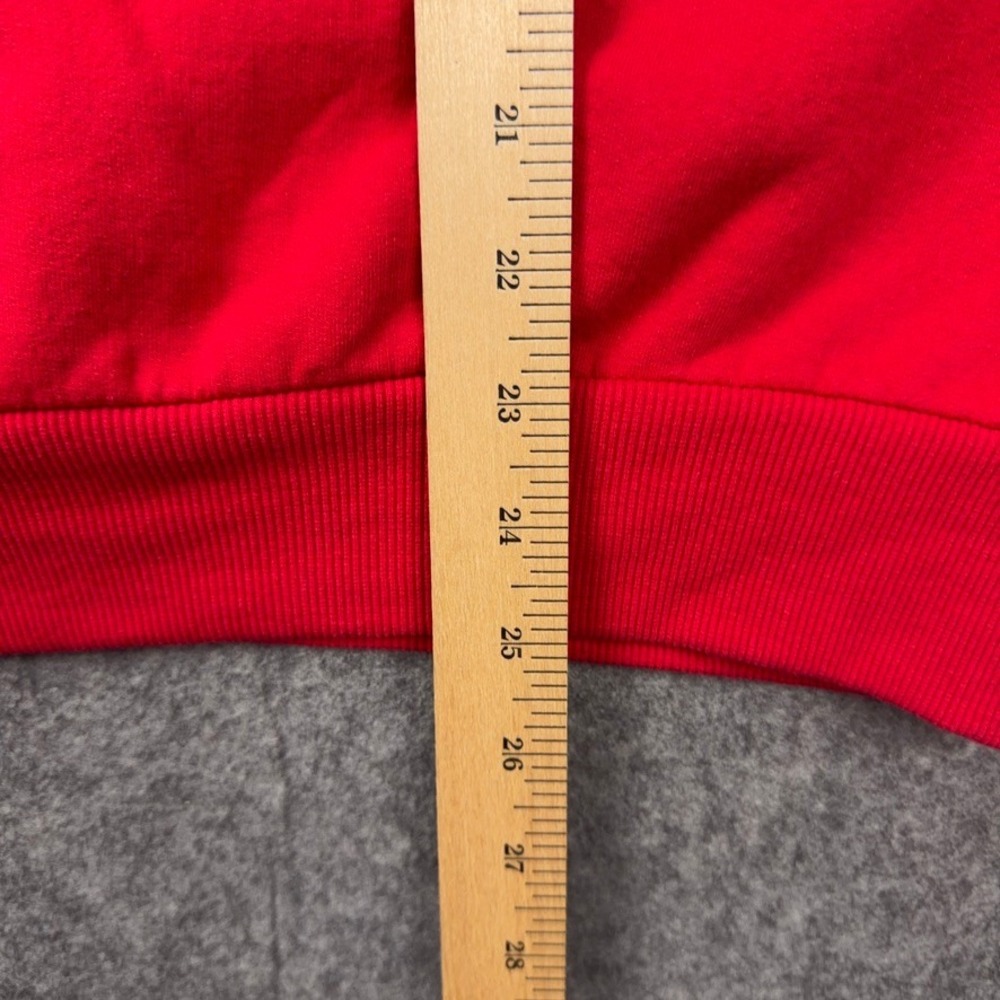 Budweiser Sweatshirt Men Small Red Here Comes The King Crewneck Pullover Sweater - Picture 7 of 9